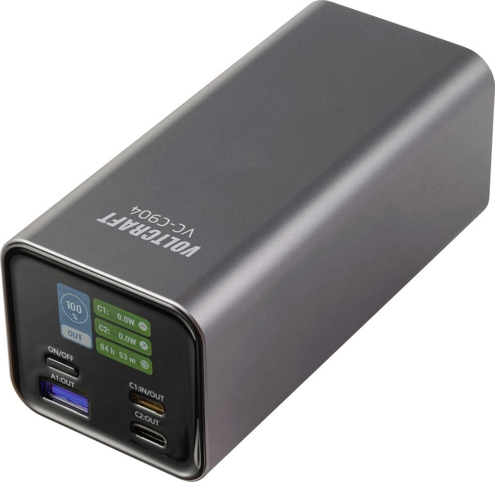 VOLTCRAFT VC-C904 Powerbank 20000 mAh USB PD 3.0 Li-Ion grey (matt)