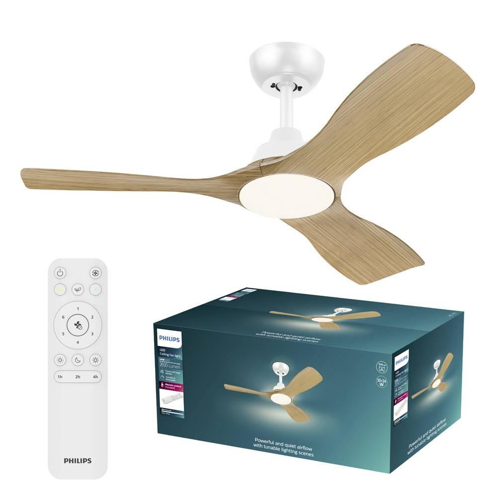Philips Olas Fan Ceiling Light 30 (Fan) + 24 (Light) W - Philips Olas