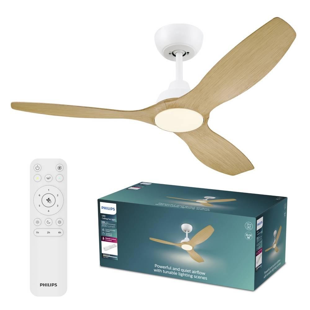 Philips Ventilateur de plafond Olas 35 (ventilateur) + 24 W (lumière)