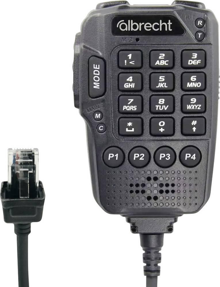 Albrecht Ansteck Sprach-microphone Multifunktionales microphone pour