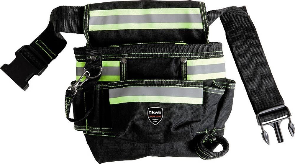 kwb 909710 - kwb 909710, Waist tool belt, Black, Yellow, Nylon, 1 pc(