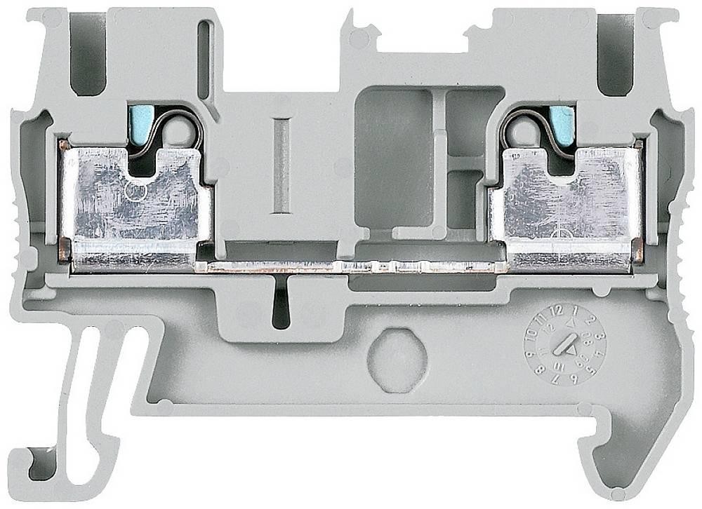 Siemens 8WH60000AF00 Durchgangsklemme Steck-Klemm gris 50St.