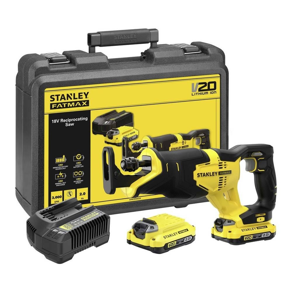 STANLEY V 20 Akku-Säbelsäge SFMCS300D2K-QW incl. 2. rechargeable