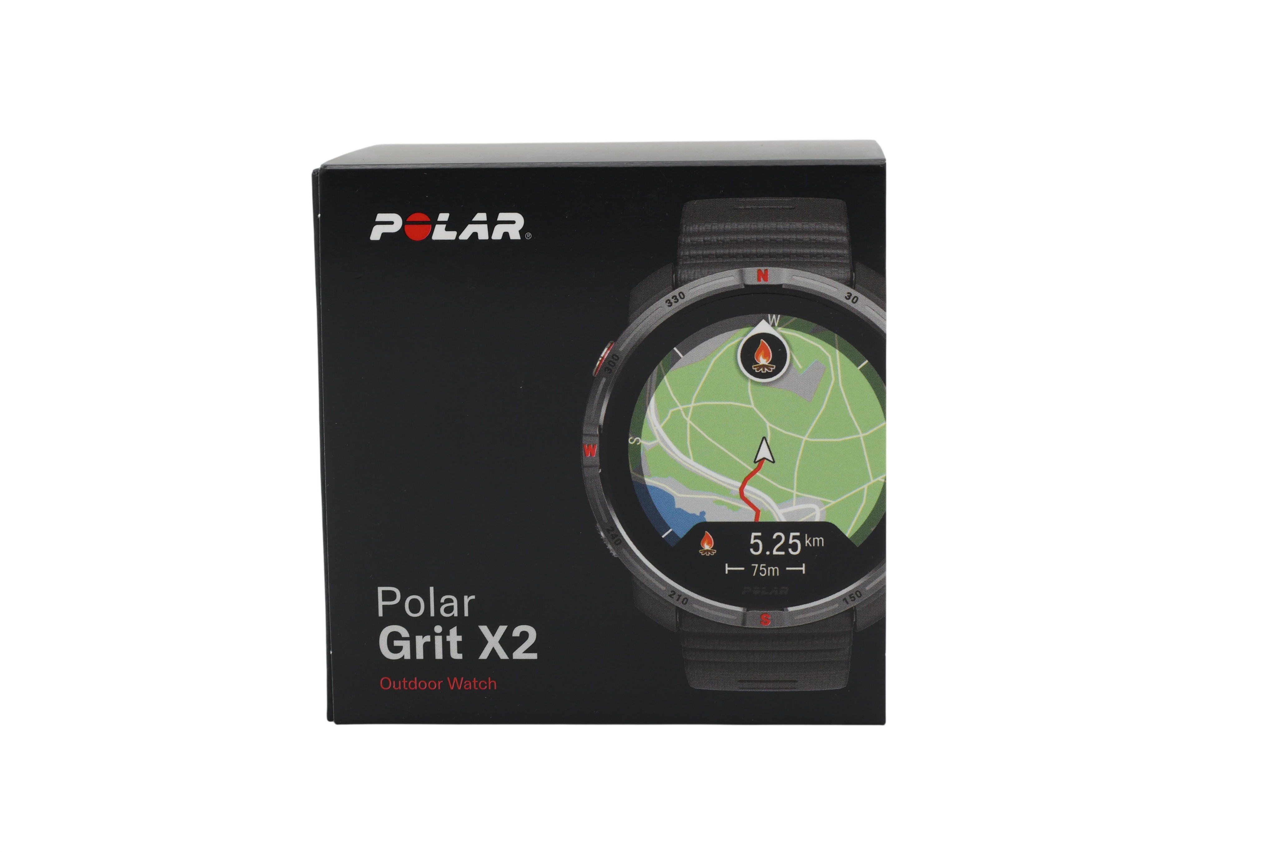 POLAR GRITX2 BLK S-L Sportuhr / Smartwatch Night Black
