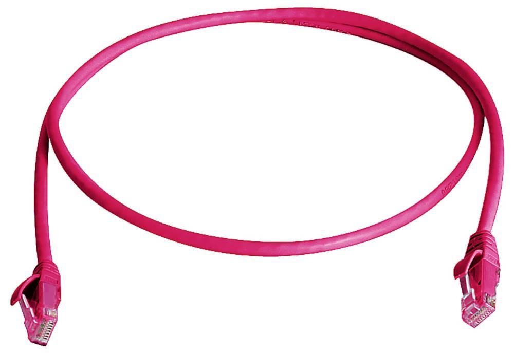 Telegärtner 100009033 RJ45 Patchkabel CAT 6 10.0m Rot Flammwidrig,