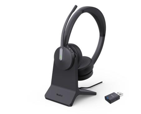 Yealink WH64 Hybrid Dual with Charging Stand Headset - Yealink WH64
