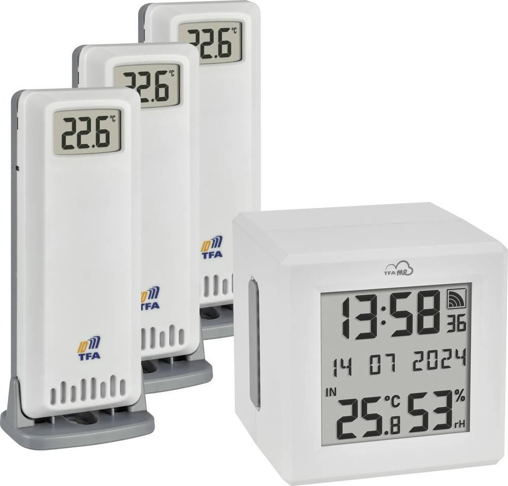 TFA Dostmann TFA.me Starter Set Funk-Thermo-/Hygrometer white 35.8113.