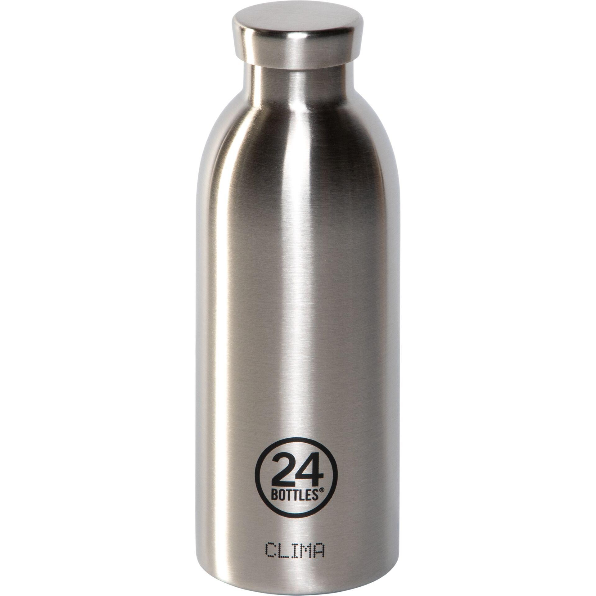 24Bottles Clima Bottle Brushed Steel, 500 ml