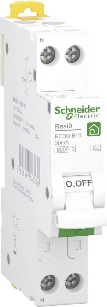 Schneider Electric R9DX01610 Fehlerstrom-Schutzschalter 10A 0.03A 230V