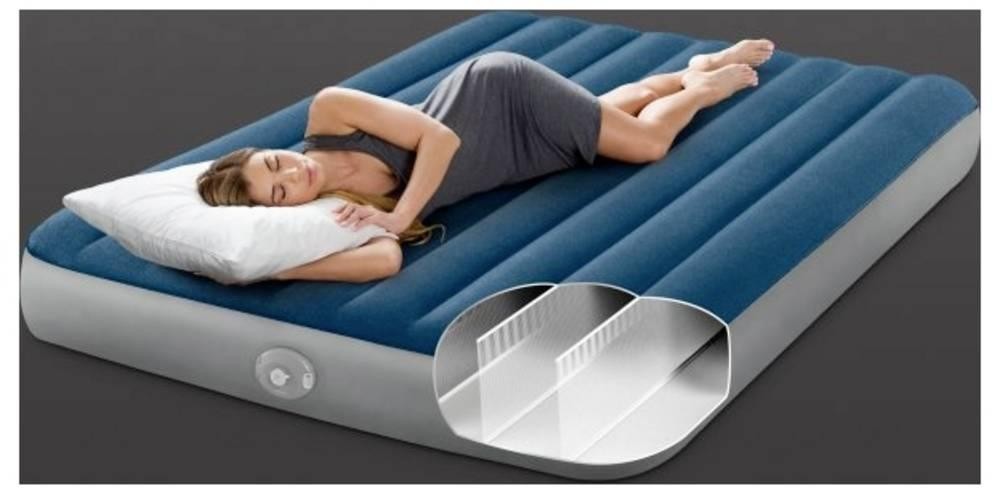 Intex 64189NP Luftbett (L x B x H) 203 x 152 x 25cm bleue