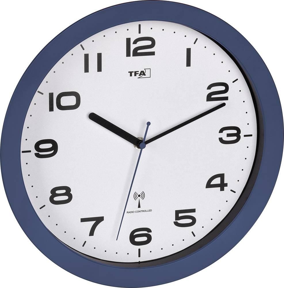 TFA Dostmann 60.3554.05 Funk Wanduhr 50mm x 320mm Rot
