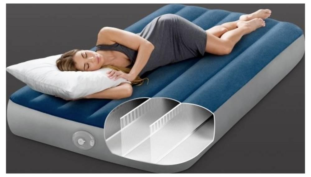 Intex 64187NP Luftbett (L x B x H) 191 x 99 x 25cm blue