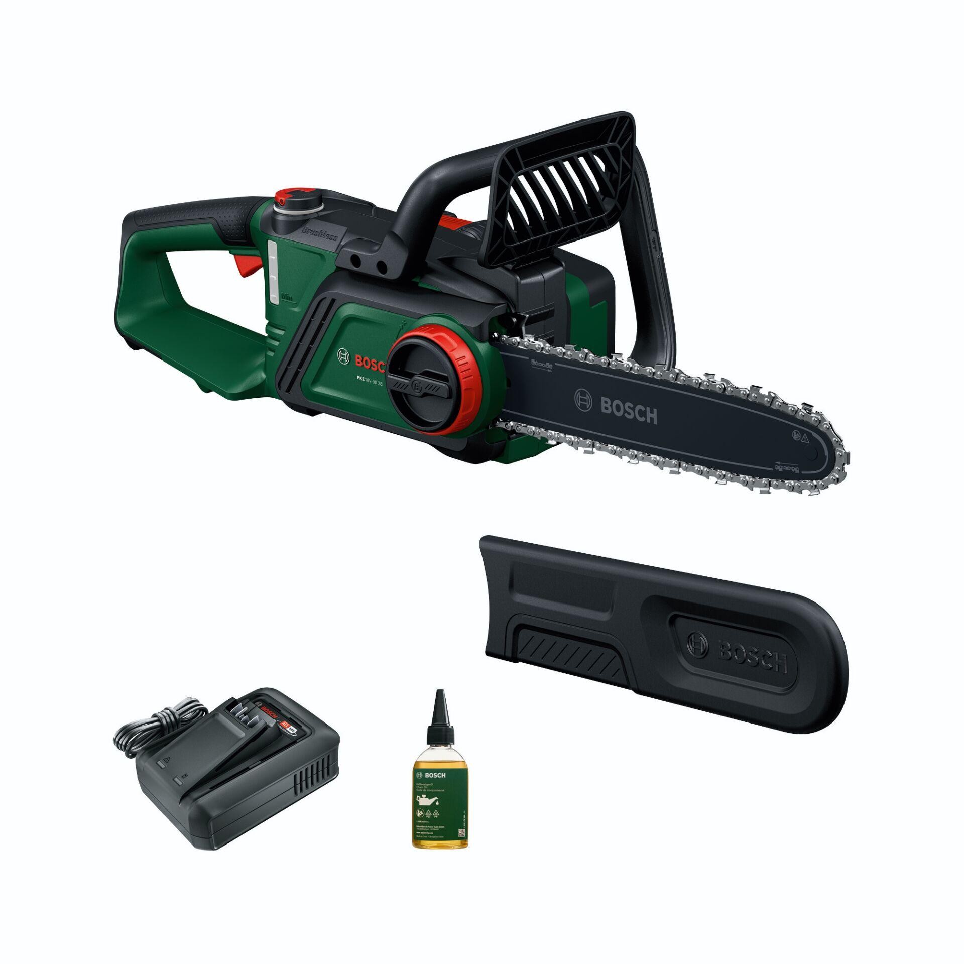 Bosch PKE18V-30-28 Set Akku-Kettensäge