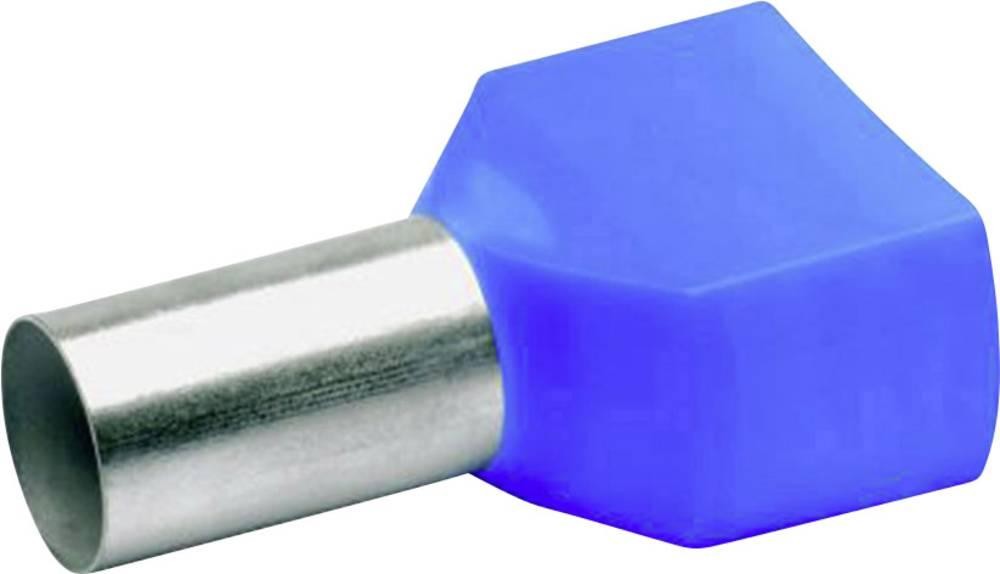 Klauke 87714 Zwillings-Aderendhülse 16 mm² Teilisoliert azul 100 St.