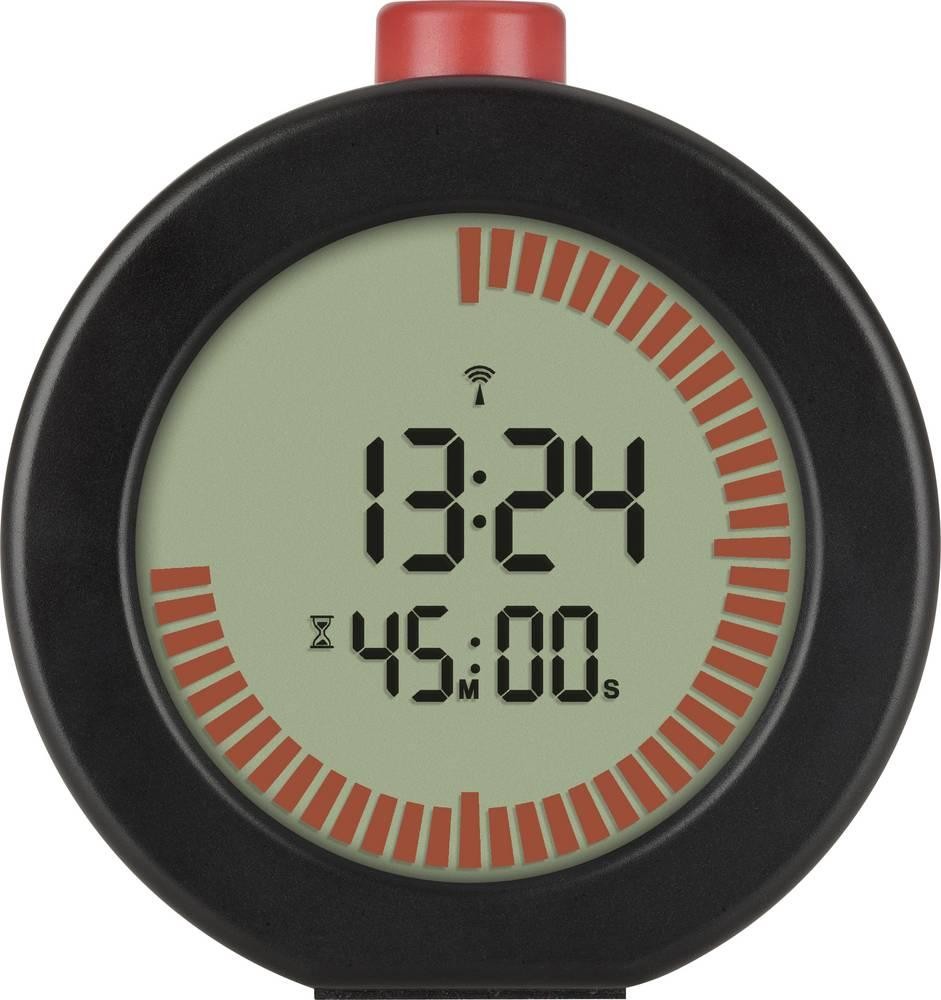 TFA Dostmann 60.2569.01 Funk despertador negro, Rot Alarmzeiten 1 1