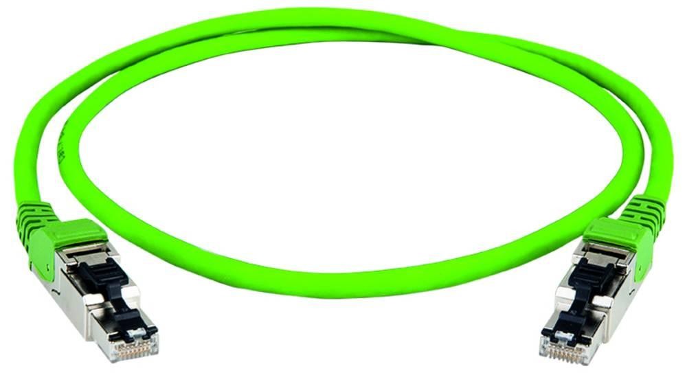 Telegärtner 100017338 RJ45 Patchkabel CAT 5 Grün mit Knickschutztü
