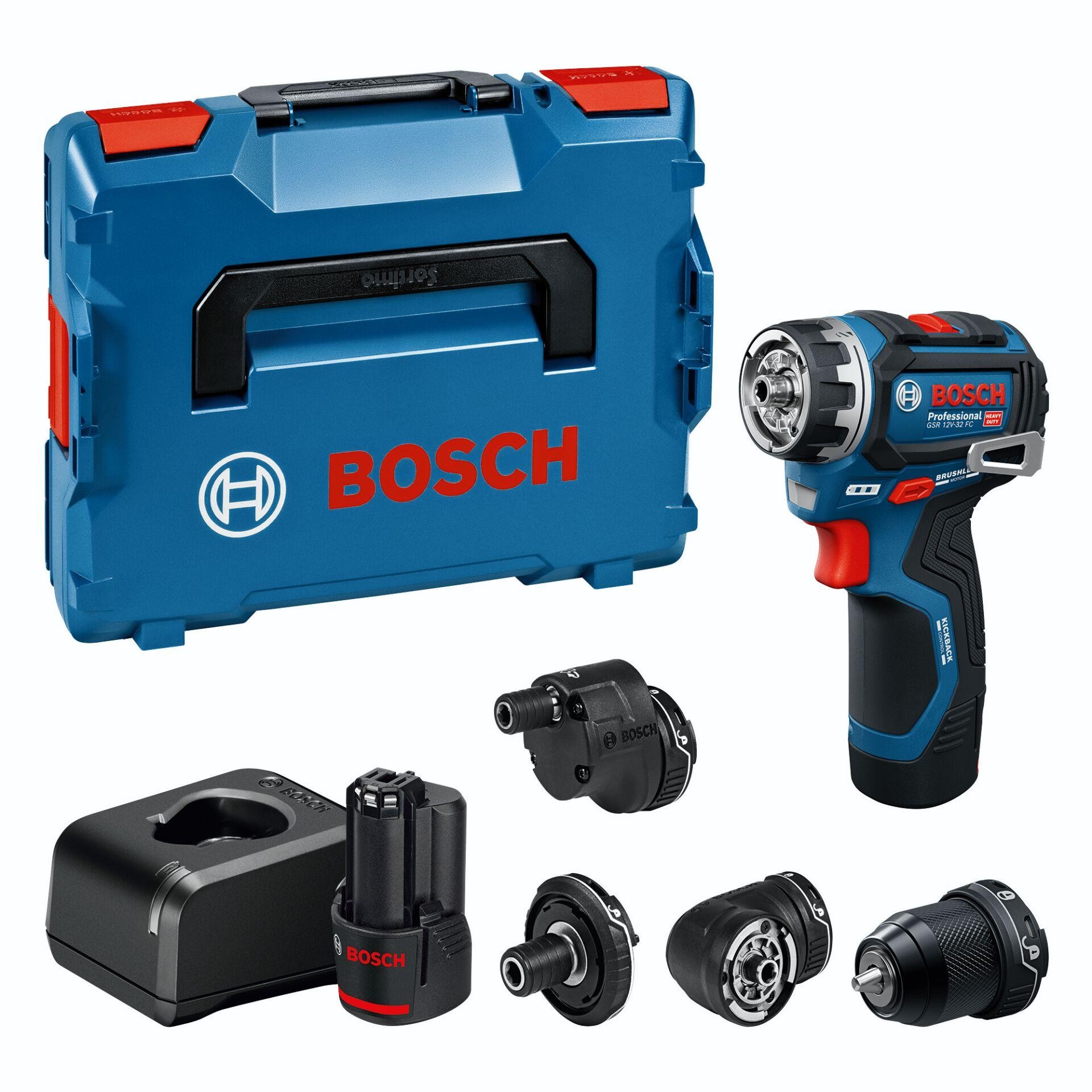 Bosch PRO 18V System Cordless Drill GSR12V-32FC (with 2.0 Ah, GAL 12V-