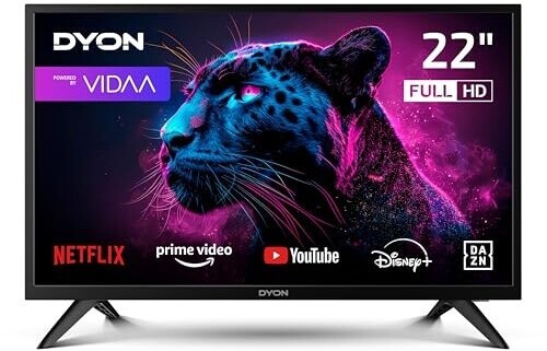 Dyon 22 VX LED-TV 55cm 22 Zoll EEK E (A - G) Schwarz