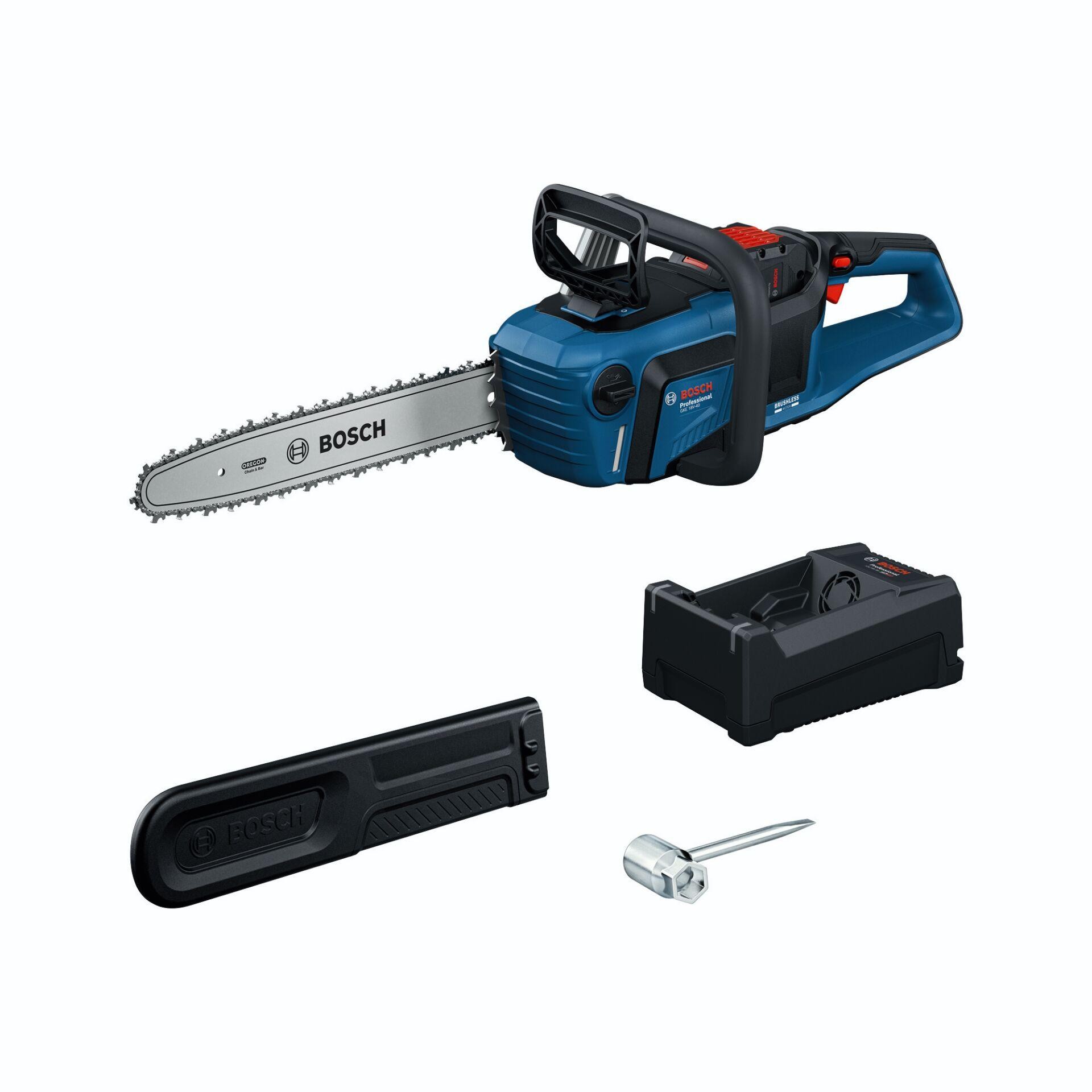 Bosch GKE 18V-40, 1x EXBA18V-55 Akku-Kettensäge