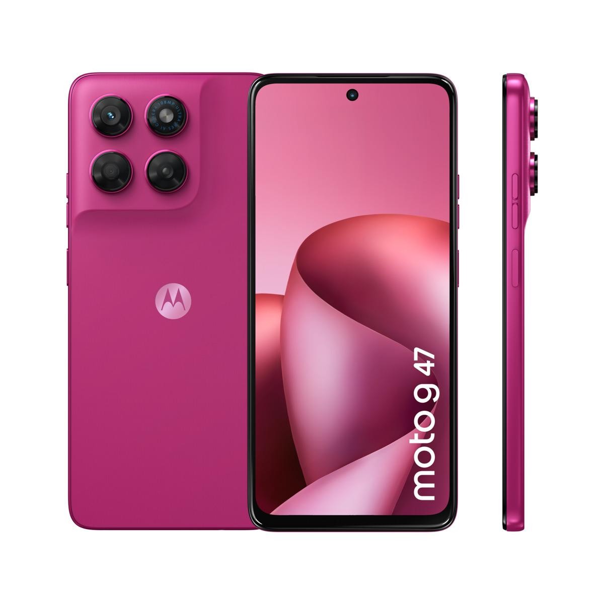 Motorola Moto G47 (8-128 GB) Fuchsia Red ohne Simlock, ohne Branding