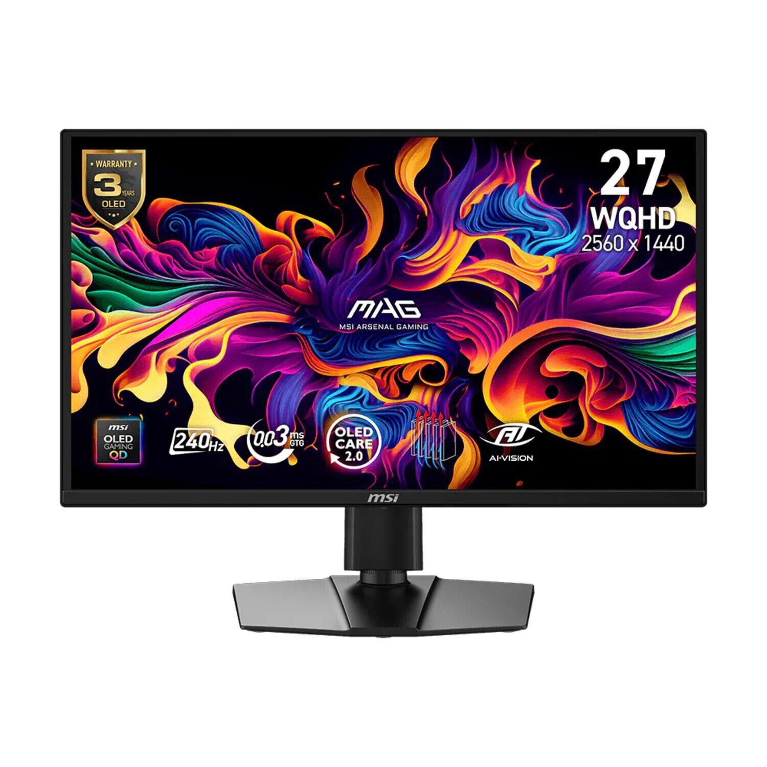67,3cm/26,5" (2560x1440) MSI MAG 272QPDE QD-OLED X24 16:9 WQHD QD-