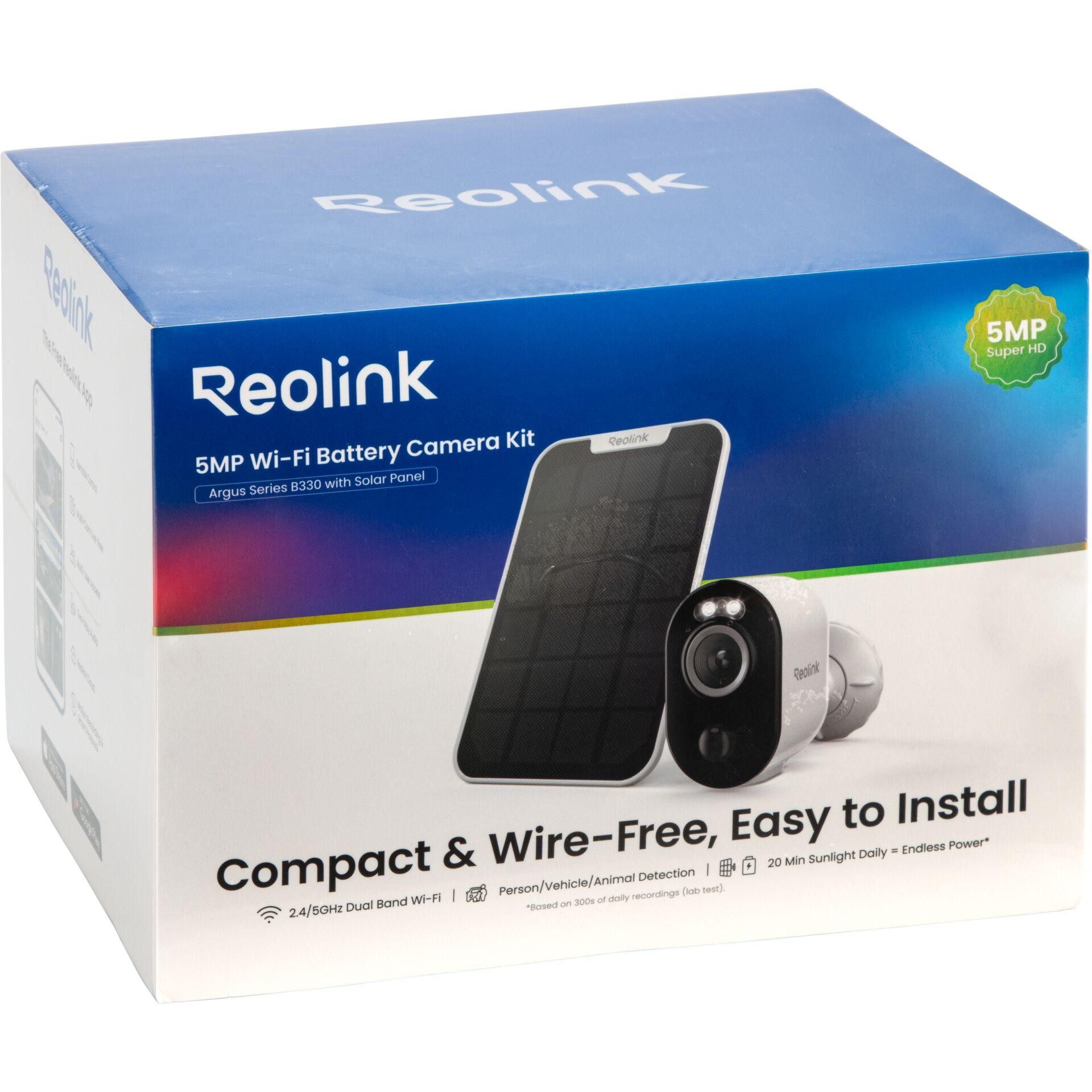 Reolink Argus B330-Solar IP security camera Indoor & outdoor 2560 x