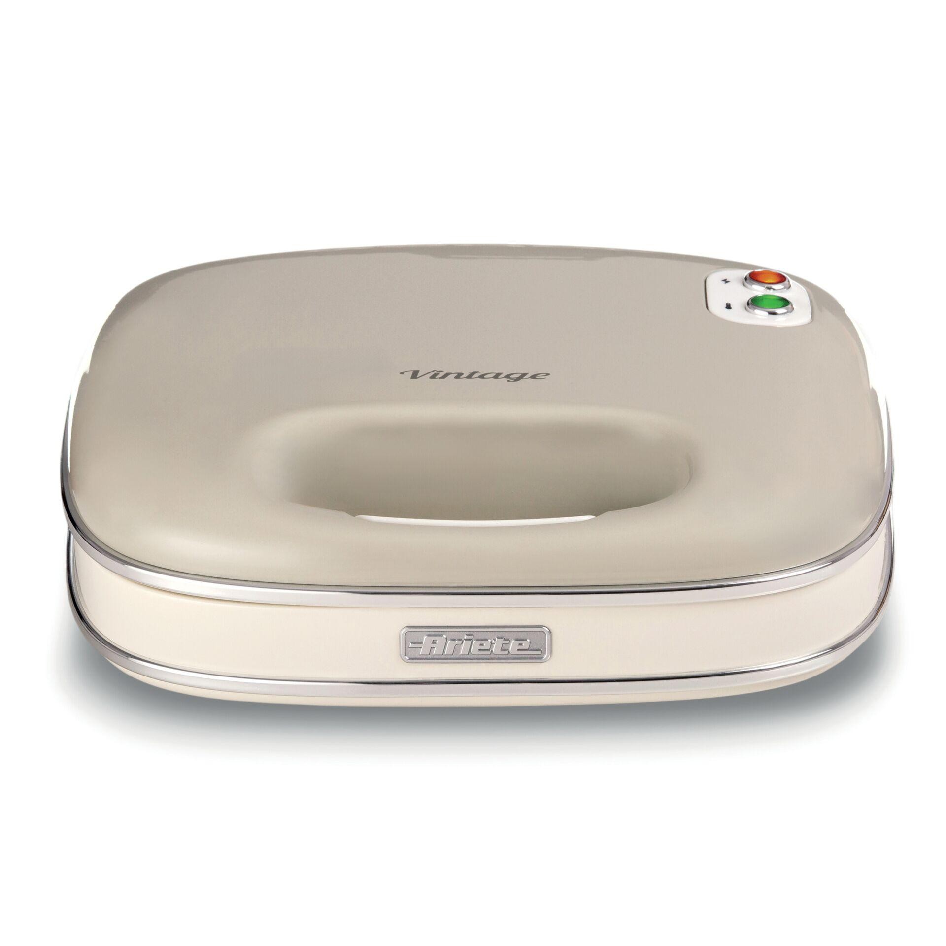 Ariete Vintage Line 00C196303AR0 sandwich maker 750 W Beige - Ariete