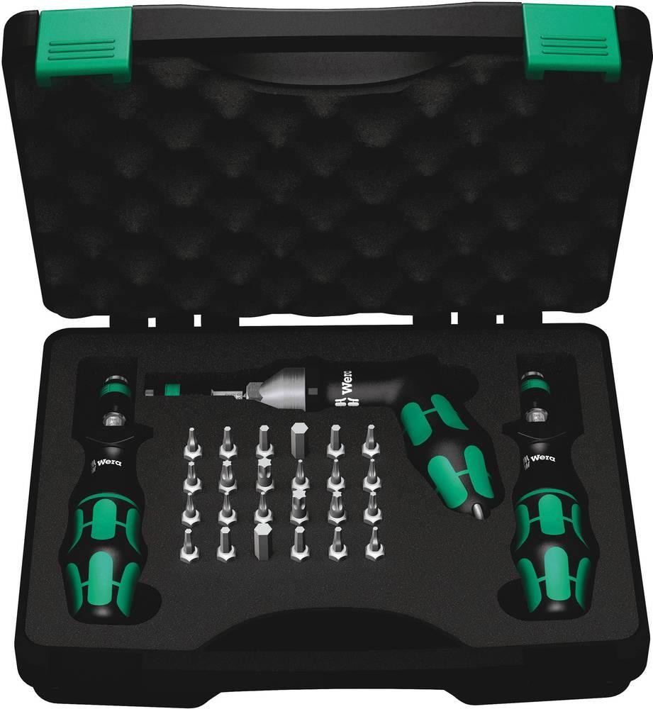 Wera 7445/46/47 Drehmoment-Schraubendreher-Set 27teilig
