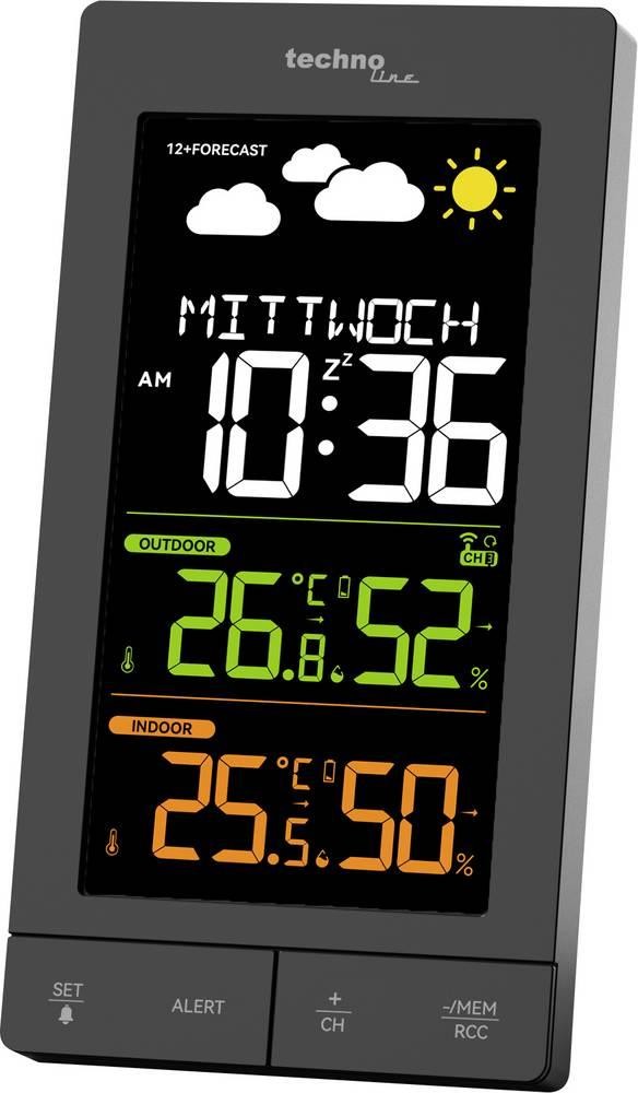 Techno Line WS6458 Funk-Wetterstation Anzahl Sensoren max. 3St.