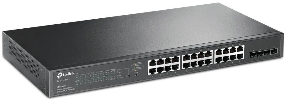 TP-Link Omada SG2428P 24-Port Gigabit PoE+ L2 Smart Switch 4xSFP
