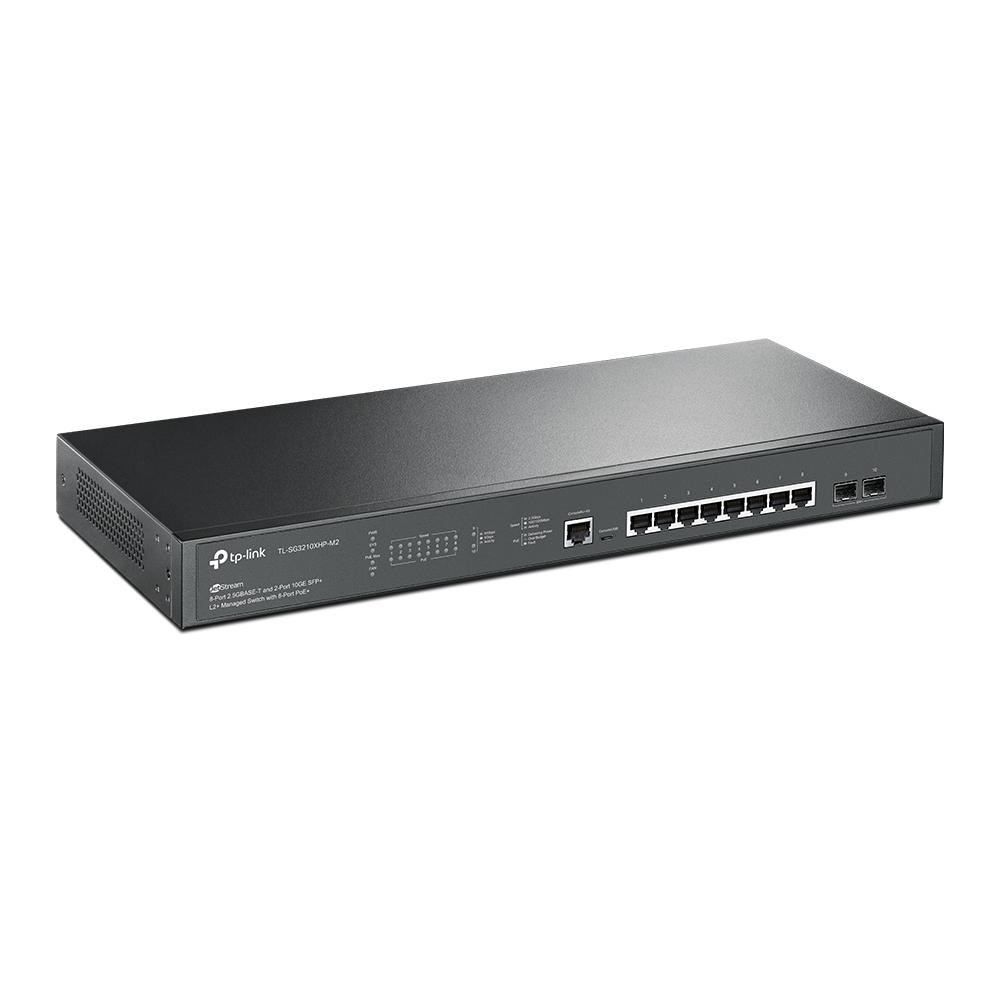 TP-Link Omada 8-Port 2.5GBASE-T and 2-Port 10GE SFP+ L2+ Managed