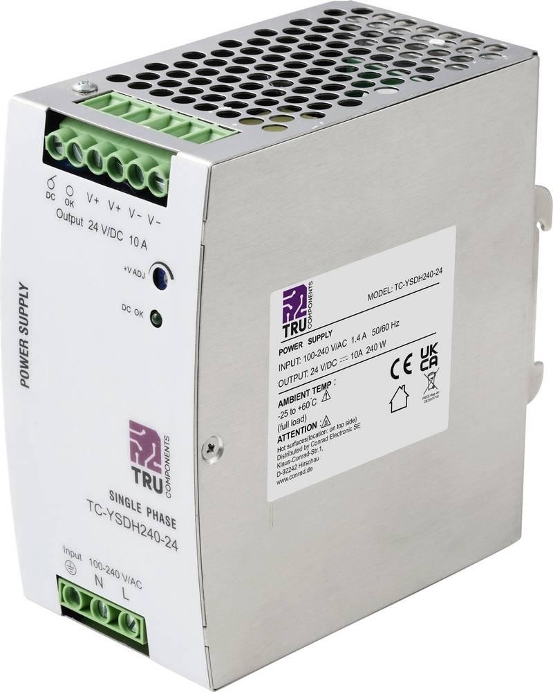TRU COMPONENTS TC-13850160 Hutschienen-home charger (DIN-Rail) 24 V/