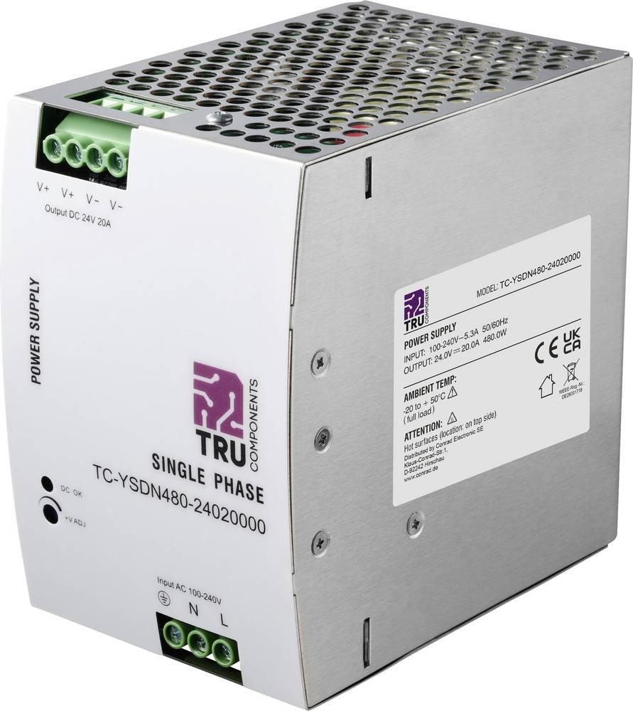 TRU COMPONENTS TC-13808000 Hutschienen-home charger (DIN-Rail) 24 V/