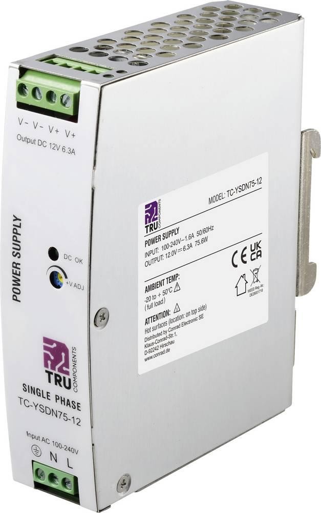 TRU COMPONENTS TC-13804588 Hutschienen-home charger (DIN-Rail) 12 V/