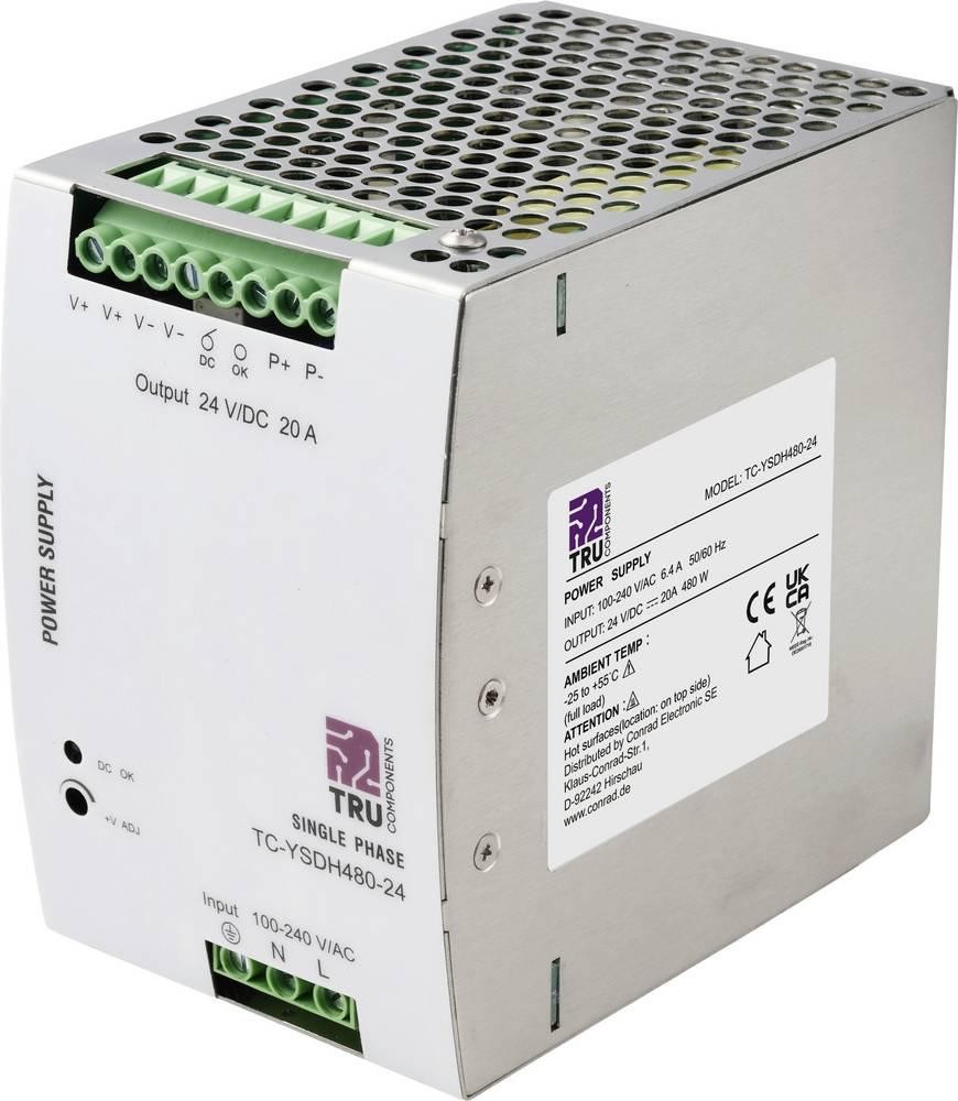 TRU COMPONENTS TC-13864572 Hutschienen-home charger (DIN-Rail) 24 V/