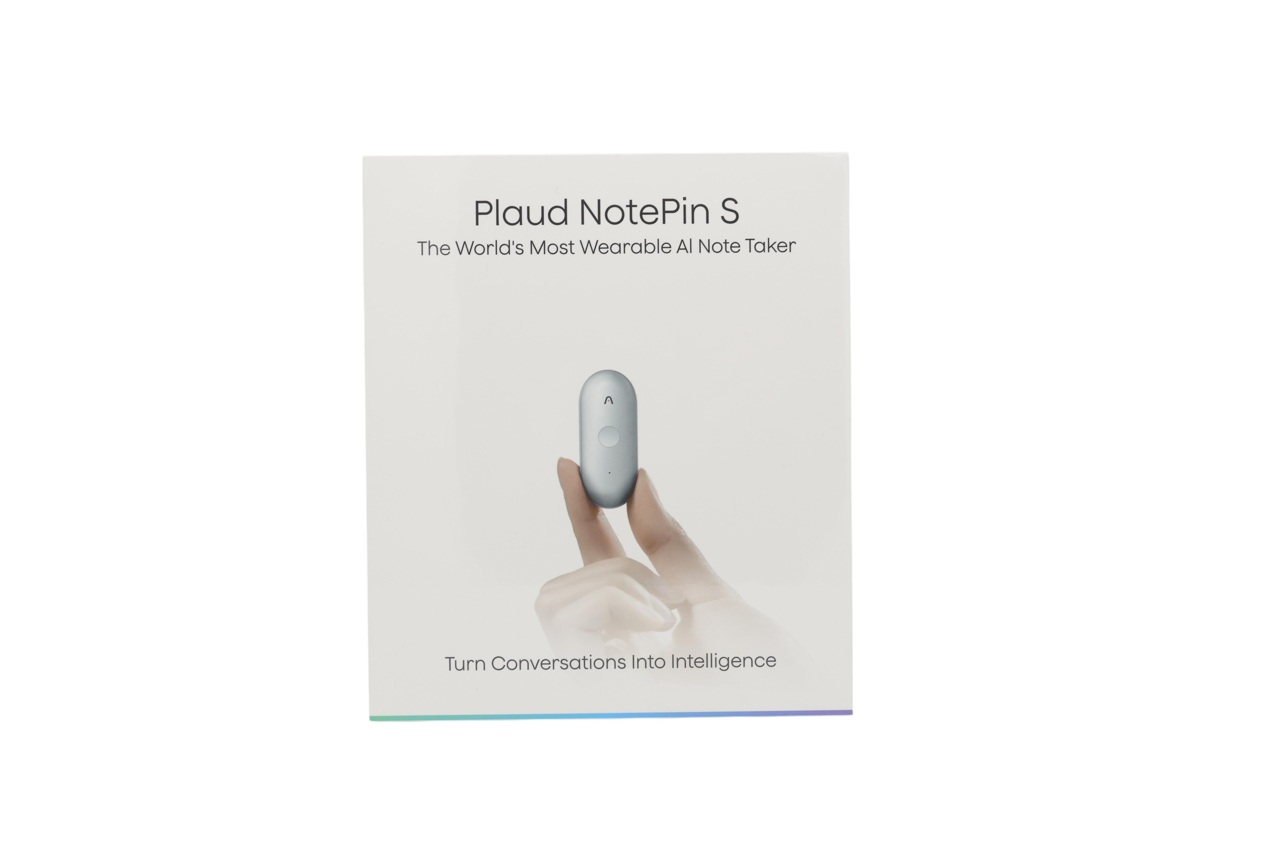PLAUD NotePin S Silver - PLAUD NotePin S, 20 h, Wireless, 320 mAh, 64