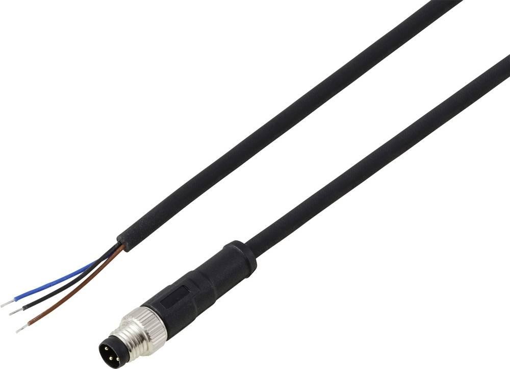 TRU COMPONENTS TC-13752024 Anschlussleitung M8 x 1 Stecker, gerade