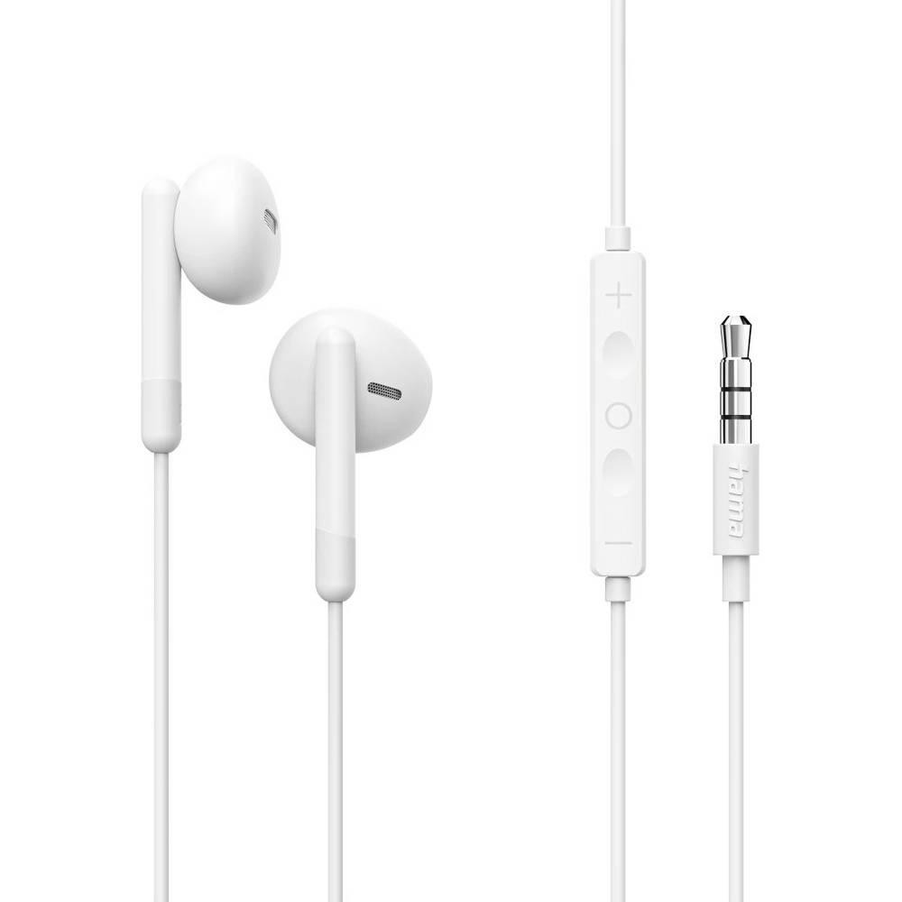 Hama Noble Headset Wired In-ear Calls/Music White - Hama Noble, Wired,