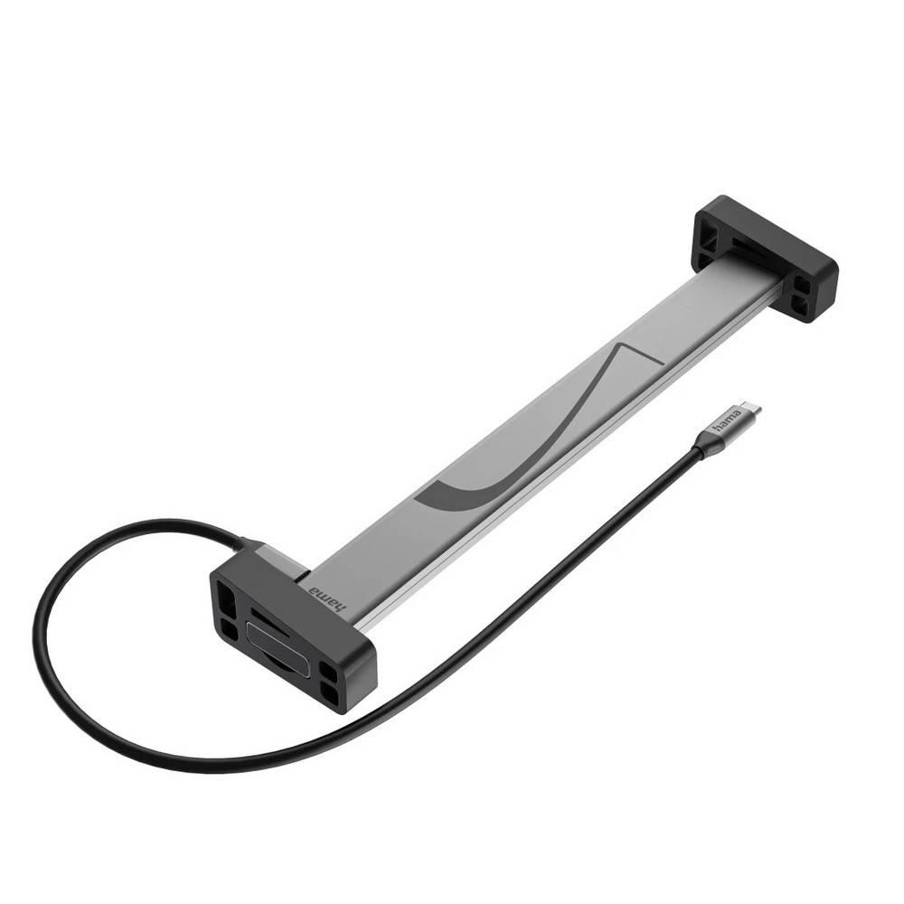 Hama 00200149 laptop dock/port replicator Docking Black, Grey - Hama