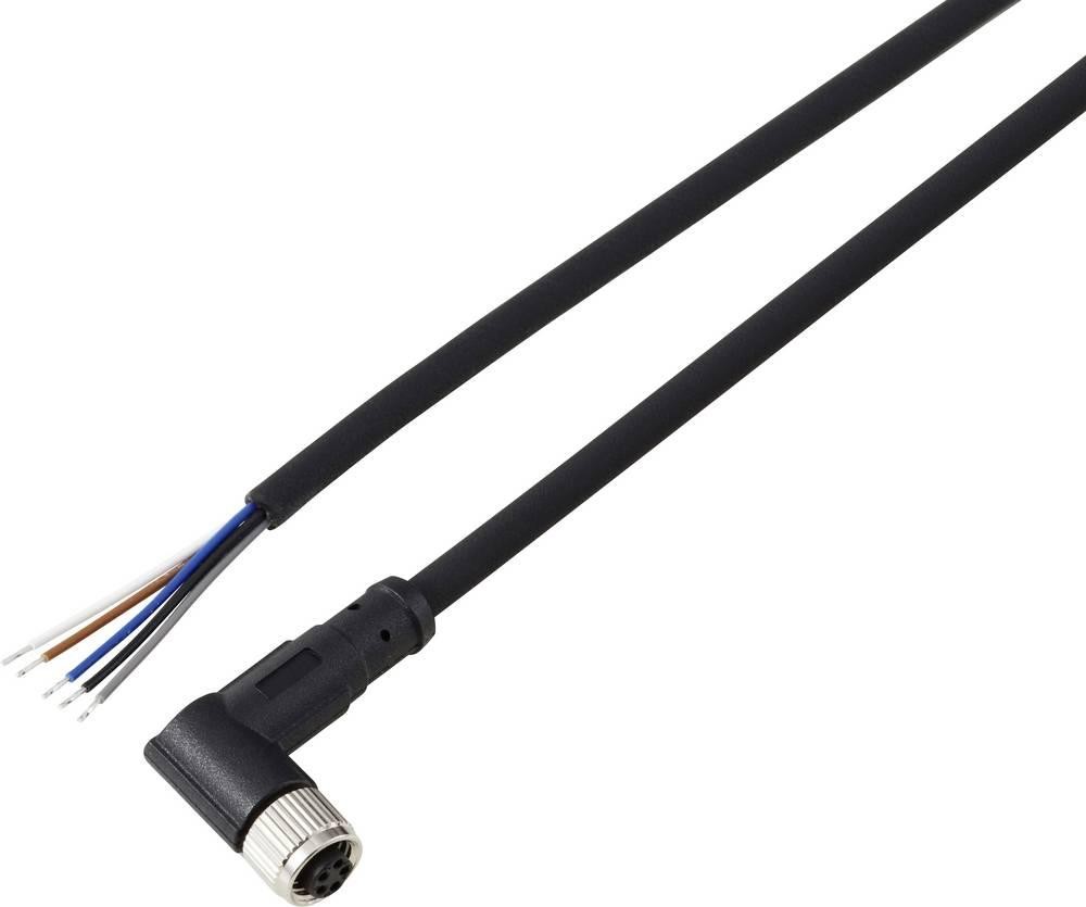 TRU COMPONENTS TC-13751844 Anschlussleitung M8 x 1 Buchse, gewinkelt