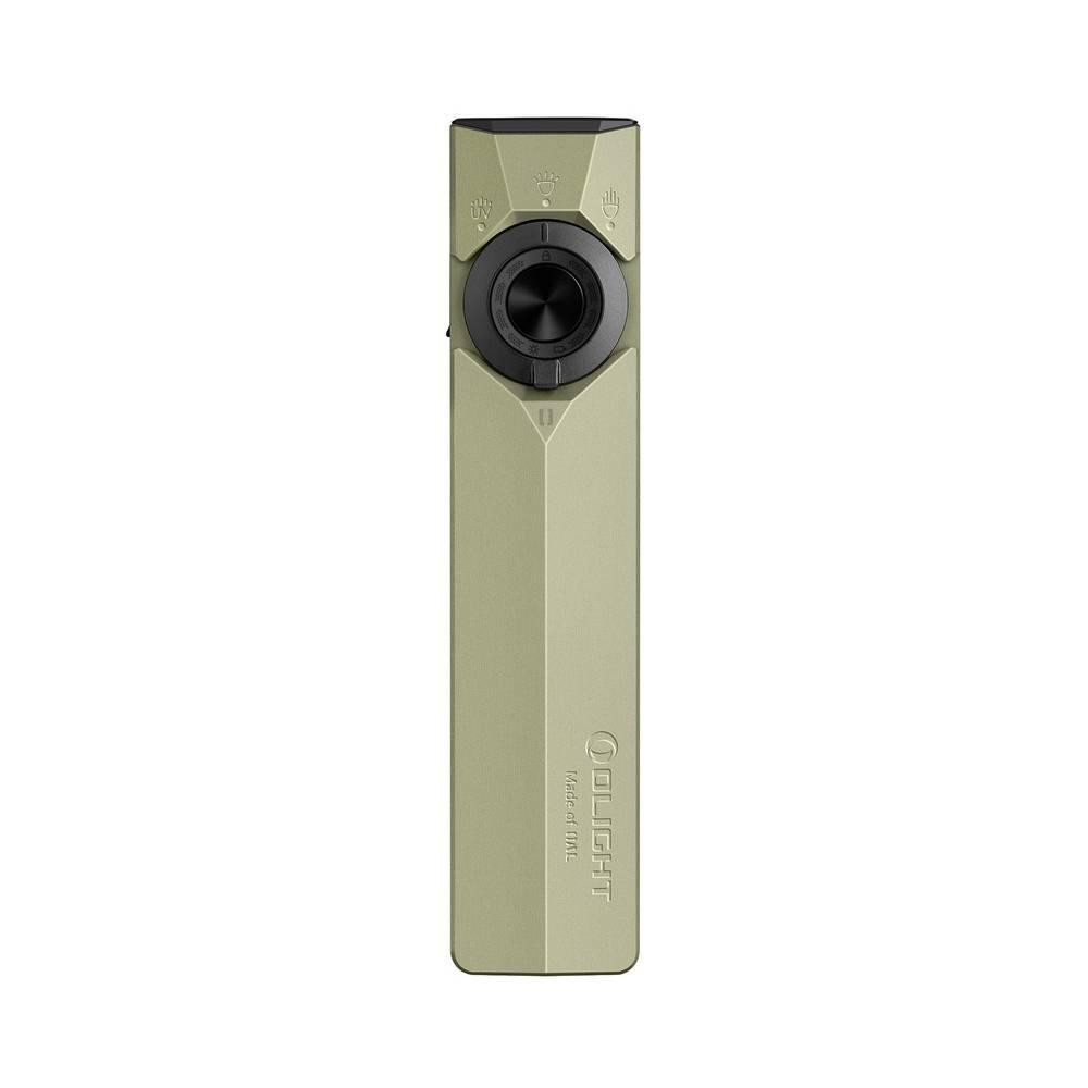 OLight ArkPro Ultra Class 1 (Olive Green) CW LED torch with UV-Licht,