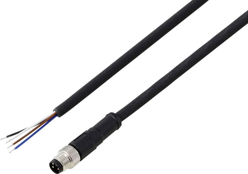TRU COMPONENTS TC-13752036 Anschlussleitung M8 x 1 Stecker, gerade