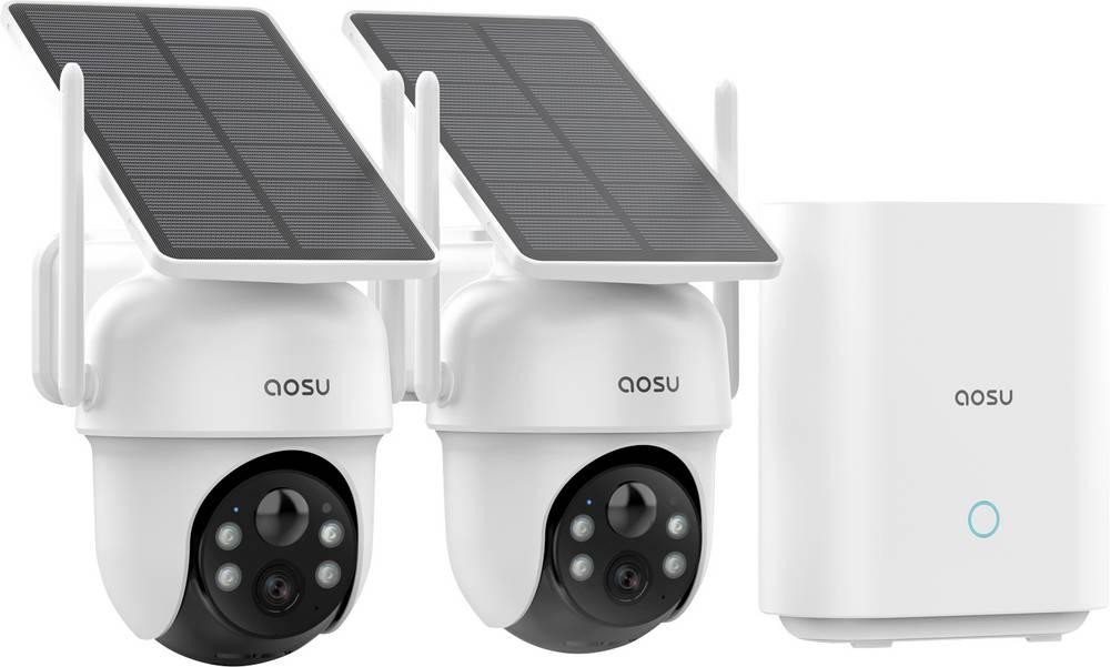 Aosu C9C-2H AOS-C9C0.WBEU02000 WiFi IP Überwachungskamera-Set 1296 x