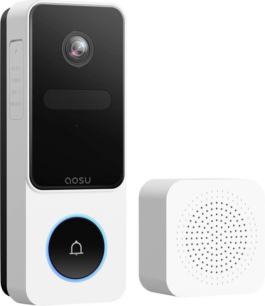Aosu AOS-V8E0.WAEU01000 Funkklingel Komplett-Set avec USB-Anschluss