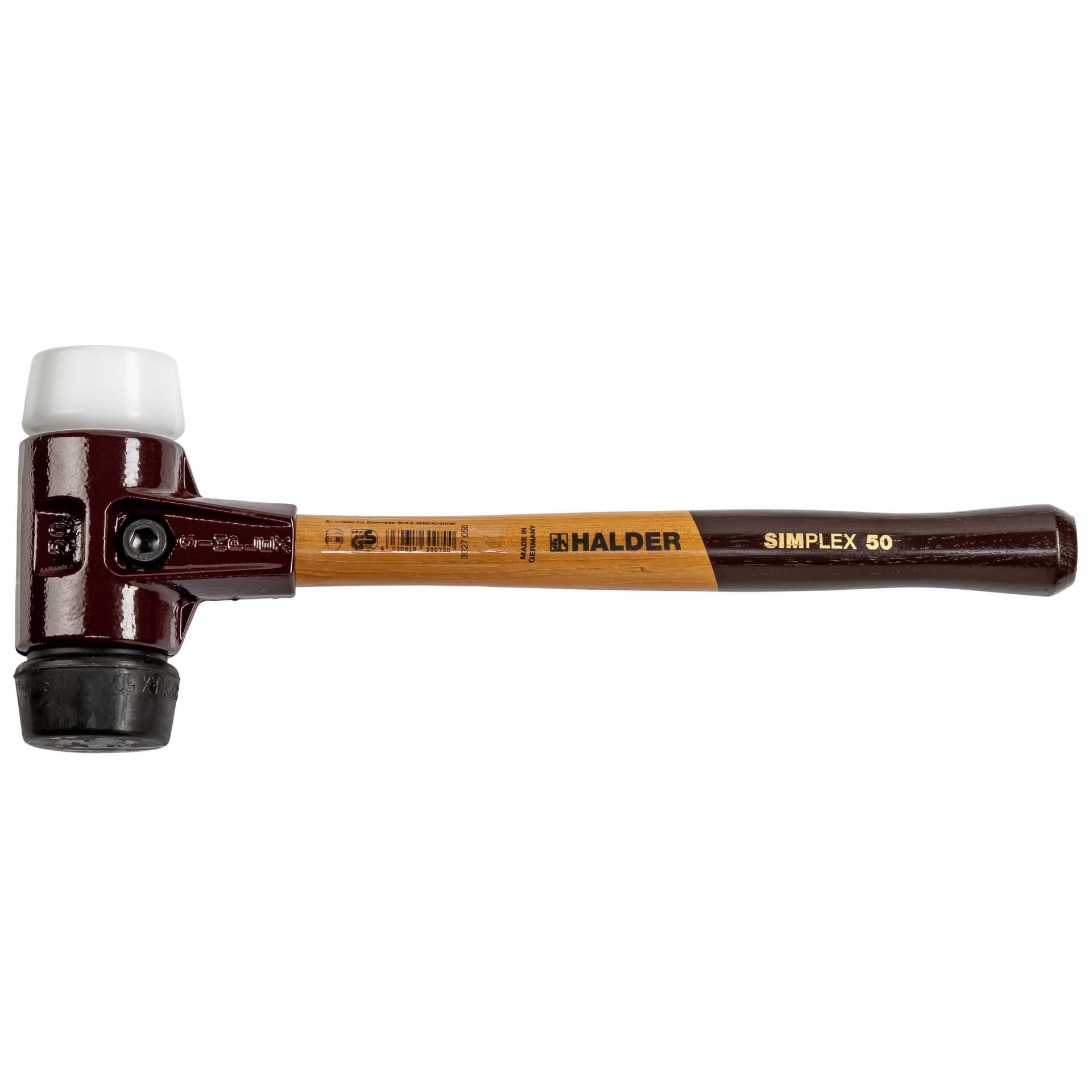 Halder SIMPLEX 3027.050 Schonhammer ergonomischer Griff, mittelhart