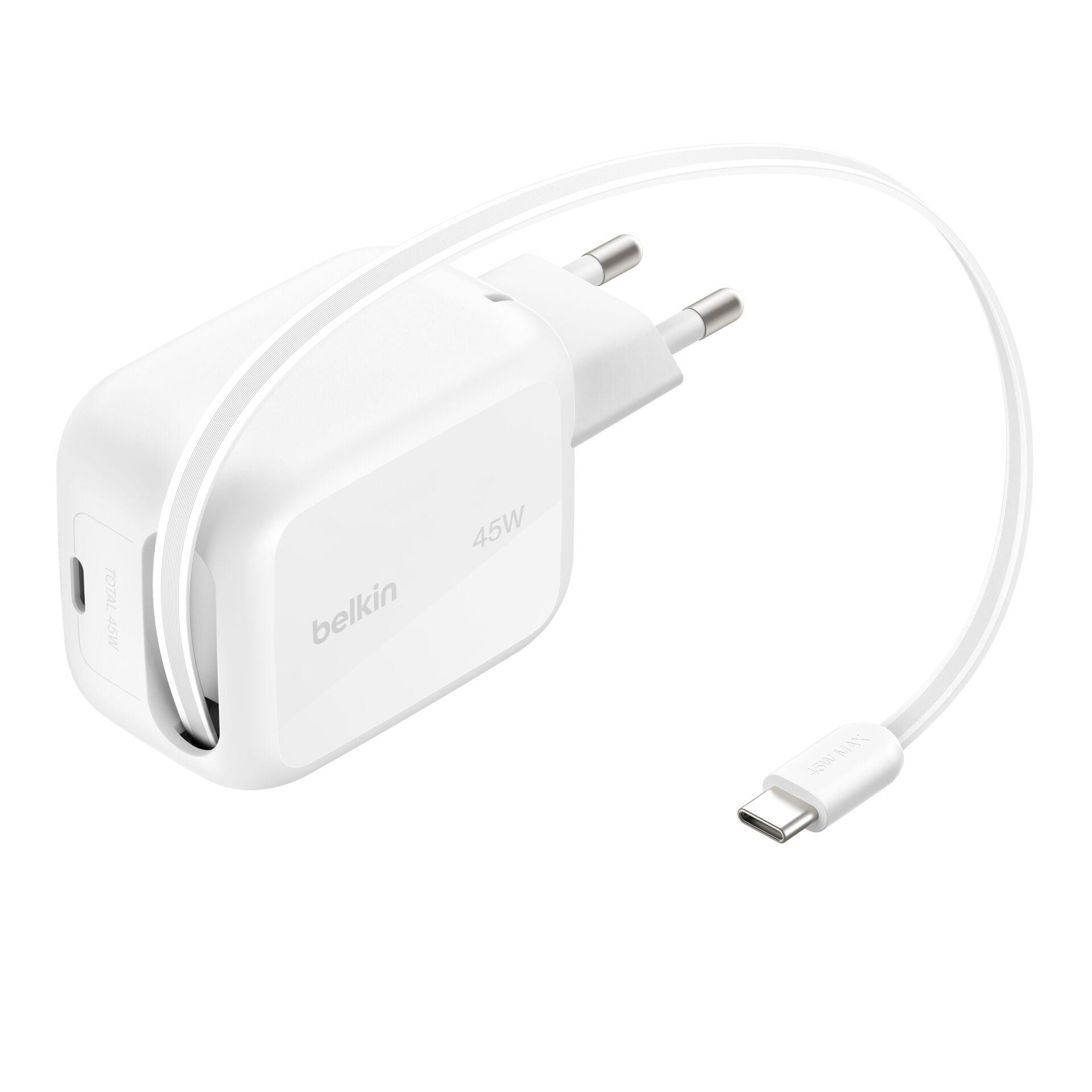 Belkin BoostCharge Pro 45W Dual GaN-Ladegerät, white