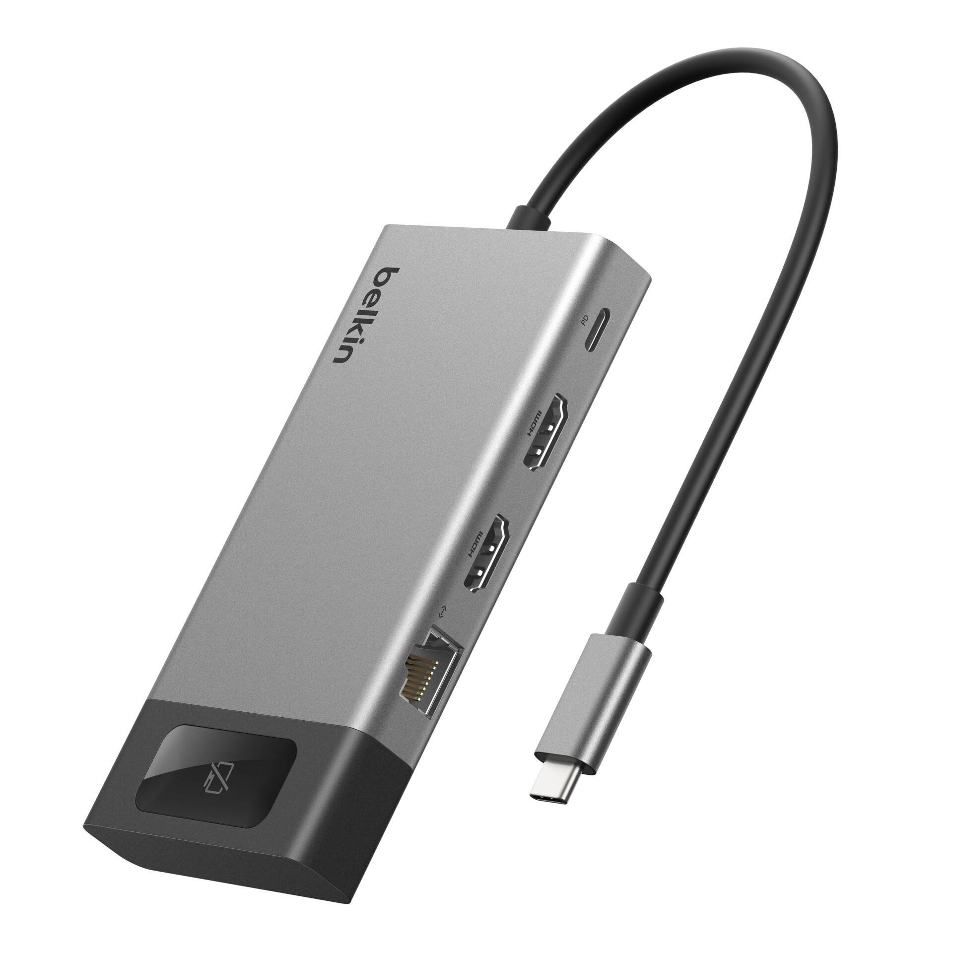Belkin Connect 8-in-1 UCB-C Hub para dos Bildschirme