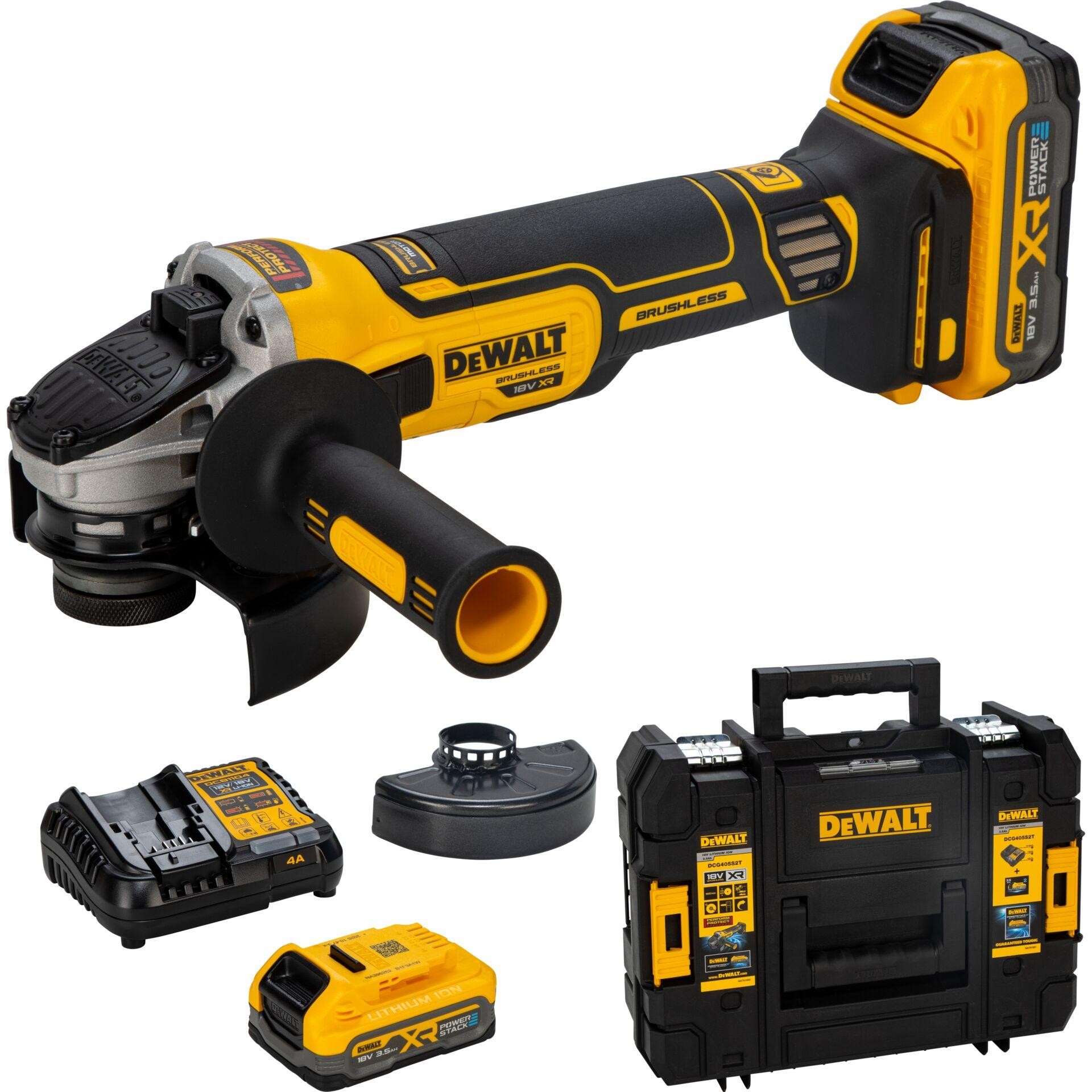 DeWalt DCG405S2T-QW Akku-Winkelschleifer