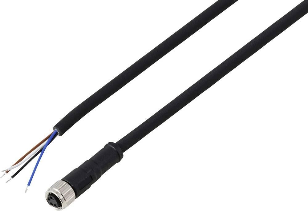 TRU COMPONENTS TC-13751948 Anschlussleitung M8 x 1 Buchse, gerade 5m