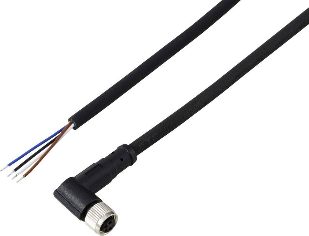 TRU COMPONENTS TC-13751828 Anschlussleitung M8 x 1 Buchse, gewinkelt
